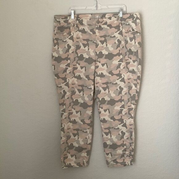 New Directions Curvy Skinny Capri Denim Jeans Size 24W - Picture 1 of 11